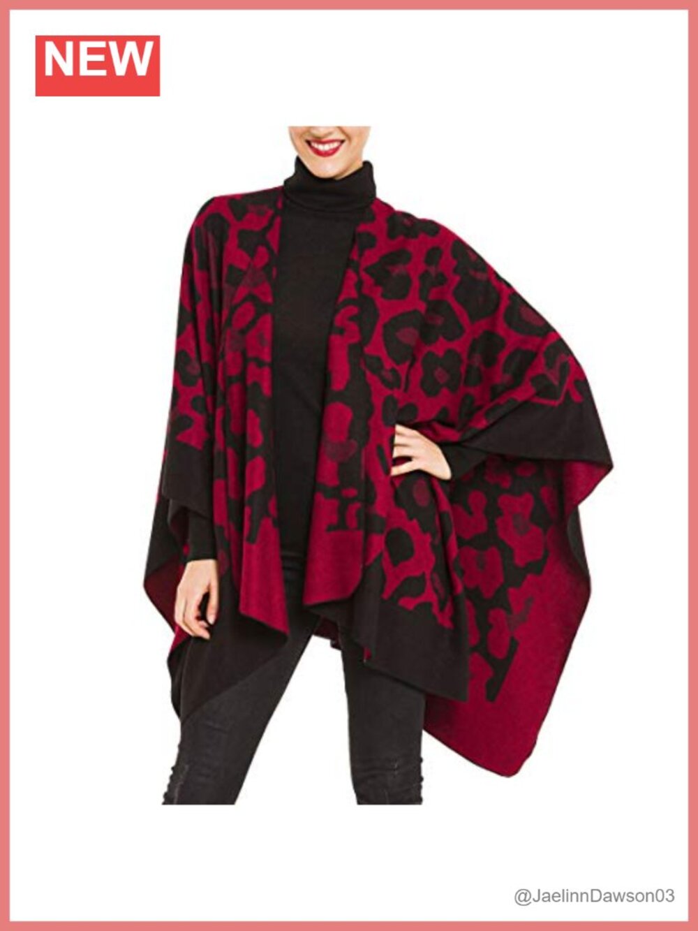 Shawl Wrap Poncho Ruana Cape Cardigan Sweater Open Front Fall Winter